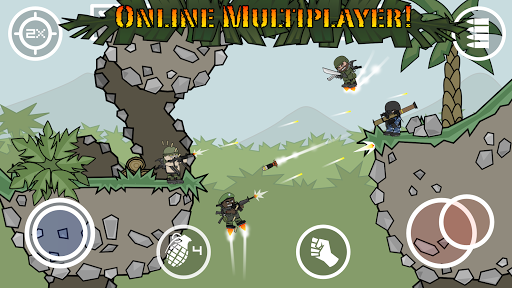 Screenshot: دانلود بازی دودل آرمی 2 Doodle Army 2 : Mini Militia 5.4.2 اندروید و آیفون