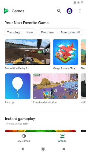 Screenshot: دانلود گوگل پلی گیمز Google Play Games 2023.02.41401 برای اندروید