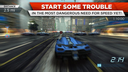 Screenshot: دانلود Need for Speed Most Wanted 1.3.128 نید فور اسپید ماست وانتد برای اندروید