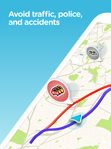 Screenshot: دانلود ویز Waze 4.98.70.701 مسیریابی GPS و ترافیک برای اندروید و آیفون