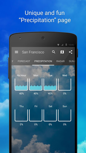 Screenshot: دانلود 1Weather Pro 5.3.8.5 برنامه هواشناسی دقیق اندروید + آیفون