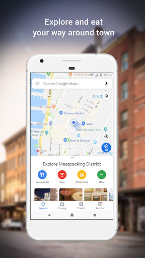 Screenshot: دانلود گوگل مپ Google Maps 11.98.0300 برای اندروید و آیفون