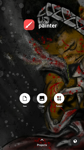 Screenshot: دانلود Infinite Painter 7.0.41 برنامه خلق آثار هنری شگفت انگیز برای اندروید