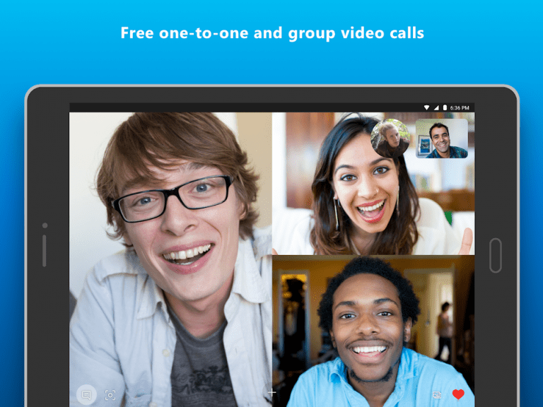 Screenshot: دانلود اسکایپ 8.150.76.125 Skype برای اندروید + آیفون