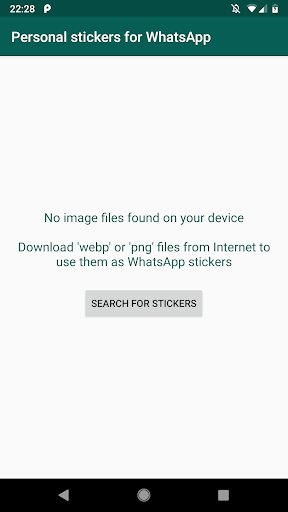 Screenshot: دانلود برنامه ساخت استیکر برای واتساپ 1.26 Personal stickers‏ برای اندروید