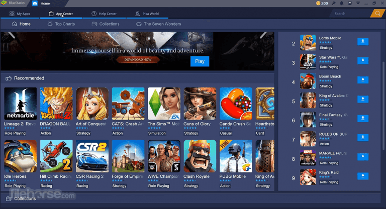 Screenshot: دانلود بلواستکس BlueStacks 5.22.252.1006 شبیه ساز اندروید برای ویندوز