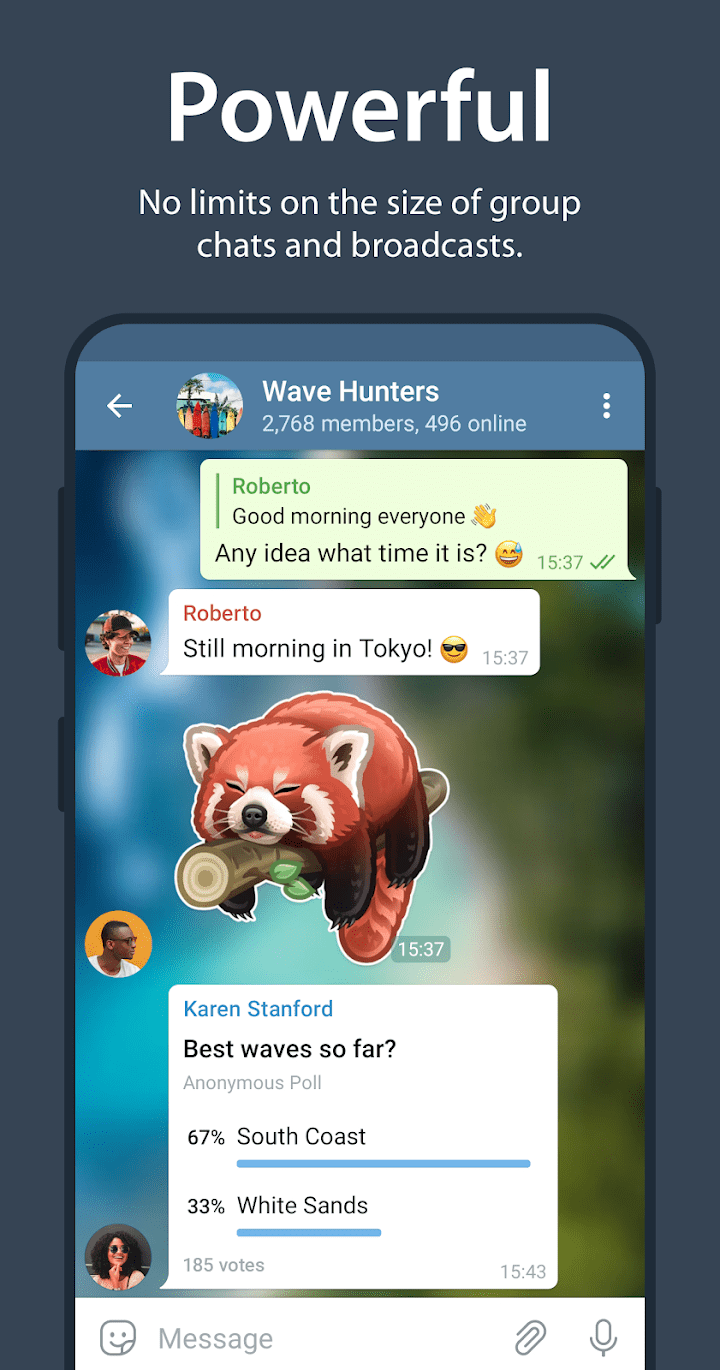 Screenshot: دانلود تلگرام Telegram 10.0.9 برای اندروید + آیفون + ویندوز