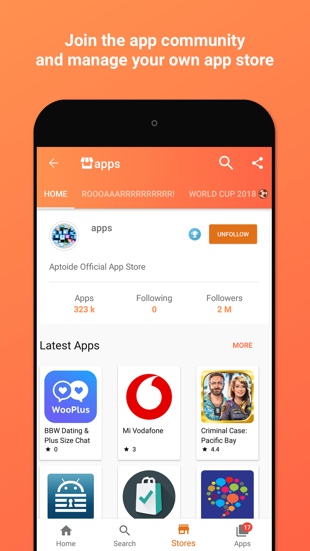 Screenshot: دانلود اپتوید Aptoide 9.20.6.1 برنامه مارکت خارجی اپتوید برای اندروید