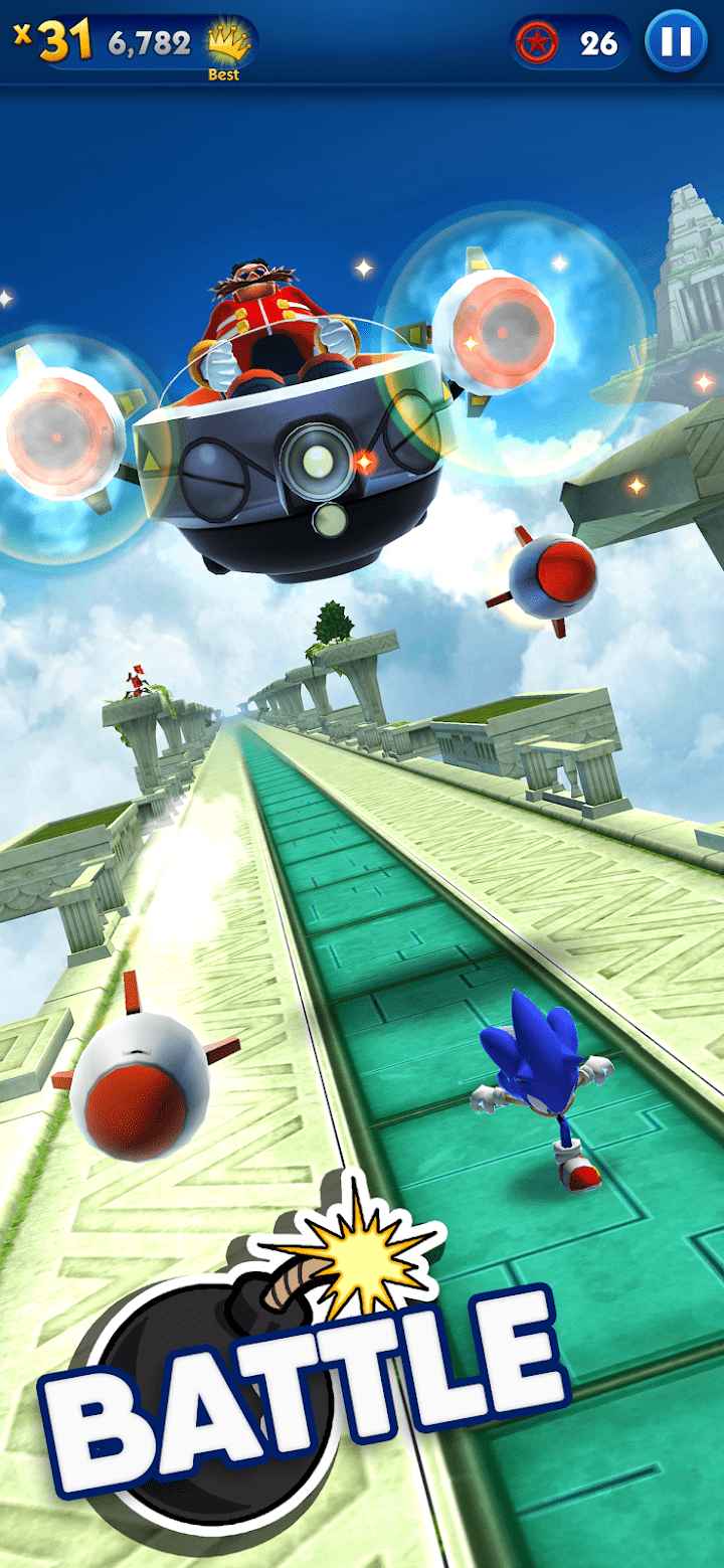 Screenshot: دانلود بازی سونیک داش 7.3.0 Sonic Dash برای اندروید + آیفون