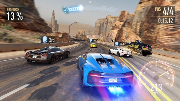 Screenshot: دانلود بازی نیدفور اسپید نامحدود 6.8.0 Need for Speed No Limits‏ اندروید