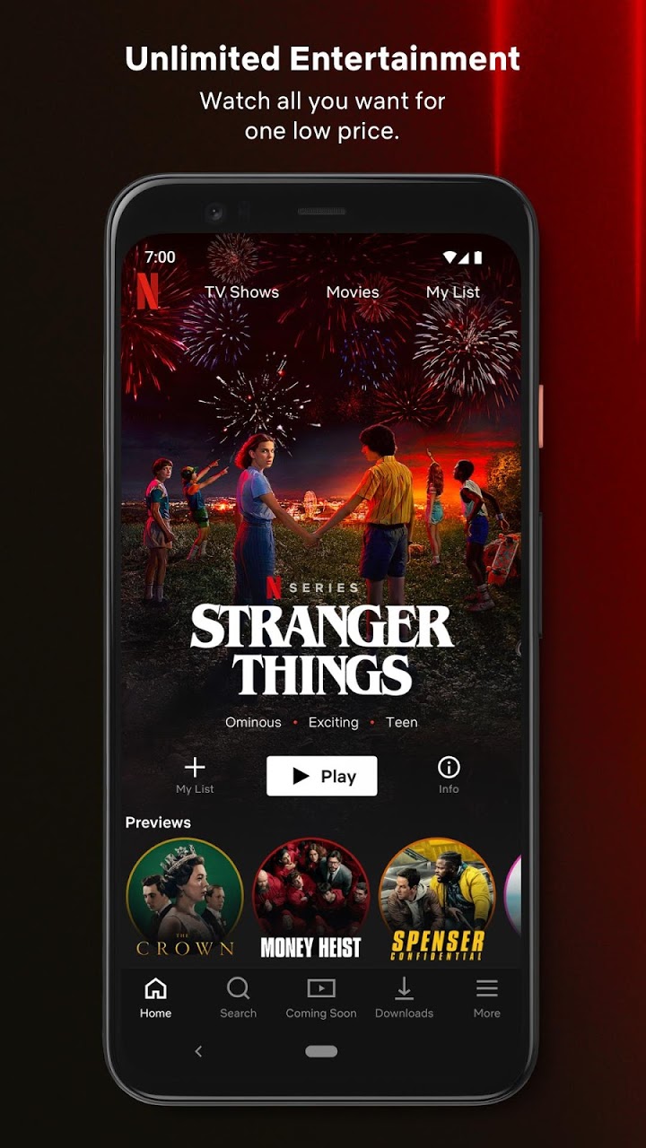 Screenshot: دانلود نتفلیکس Netflix 8.88.0 برنامه استریم و دانلود فیلم و سریال برای اندروید و آیفون