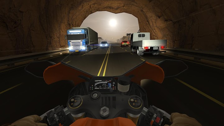 Screenshot: دانلود ترافیک رایدر Traffic Rider 1.95 بازی سبقت در اتوبان برای اندروید و آیفون