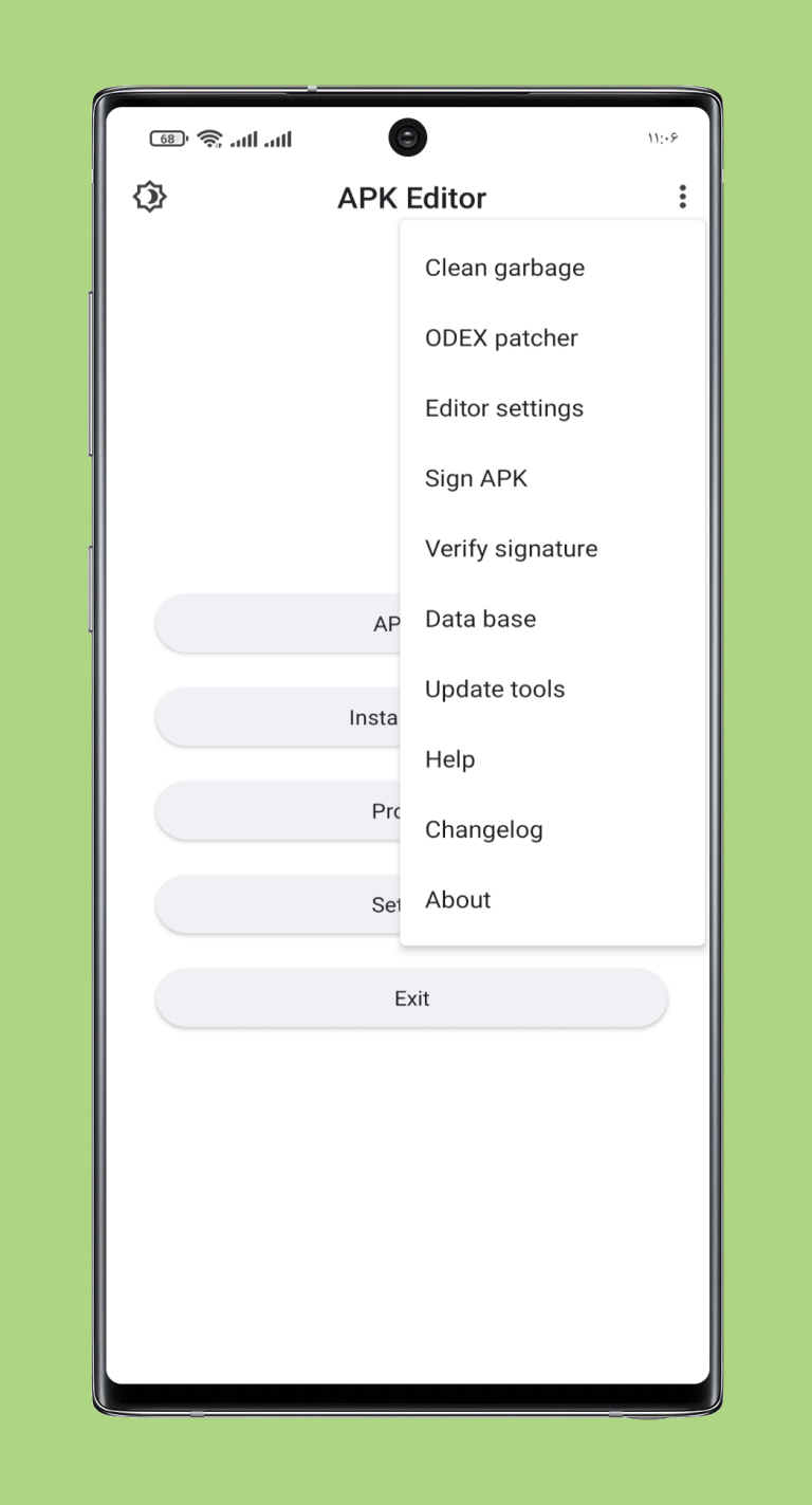 Screenshot: دانلود APK Editor Pro 7.3 برنامه ویرایش فایل های Apk برای اندروید