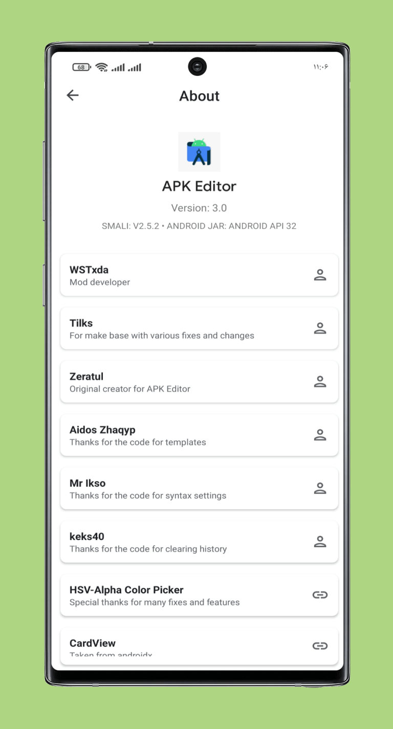 Screenshot: دانلود APK Editor Pro 7.3 برنامه ویرایش فایل های Apk برای اندروید
